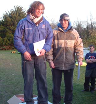 Jamie Burbeck on the Podium