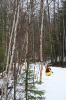 sledding in