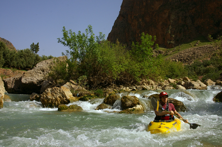 Chris Smith kayaking Morocco