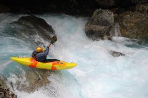 Andy on the Hollyford