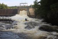 Brad at the Taylorsville dam