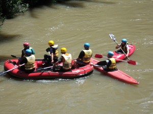 The Nimanga river in Sulawesi