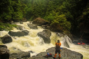 This river is being flooded for hydro. We were potentially the last kayakers to run it. Save our rivers.