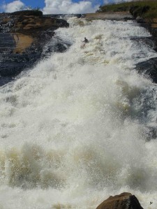 A rainy season slide in Madagascar