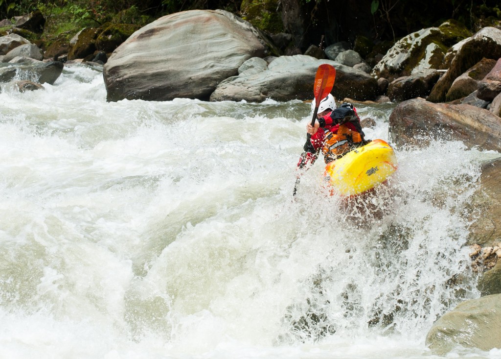 Maxi Boofing, Rio Oyacachi. photo: Greg Daspher