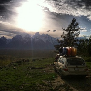 Camping at the Tetons