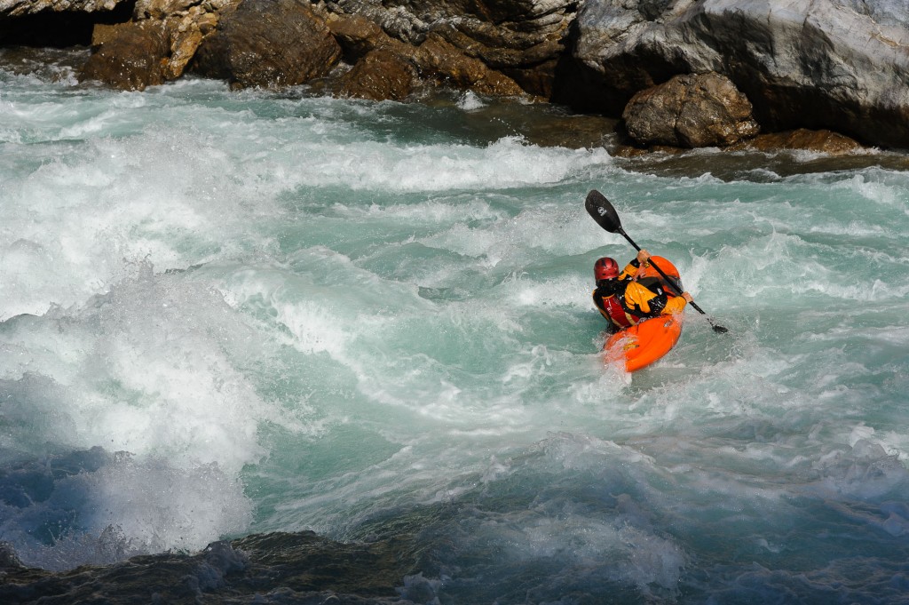 Ric Moxon putting on the afterburners, Nepal