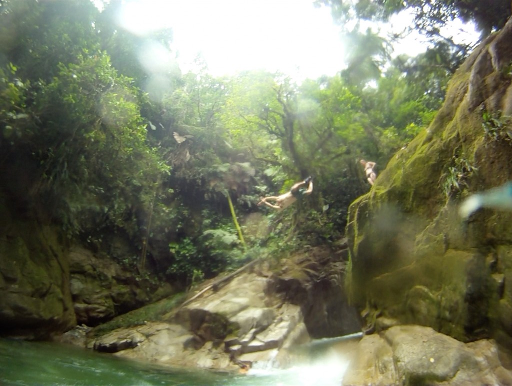 One of the sickest swimming holes in the middle of the jungle!