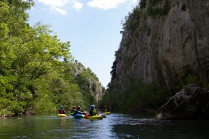 Beautiful gorge on the Cetina