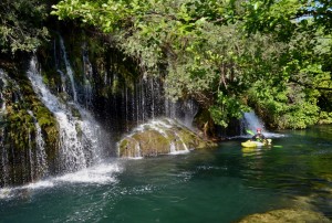 Waterfalls at the Cave Entrance