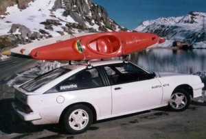 Rotobat on a Roofrack in the 80s