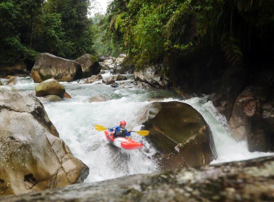 Rock sliding on the Jonachi River (Photo - Niko Peha)