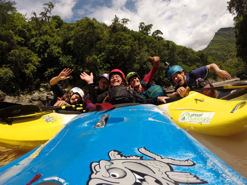 “Girls just wanna have fun” during an expedition in Indonesia. Photo – Beth Hume