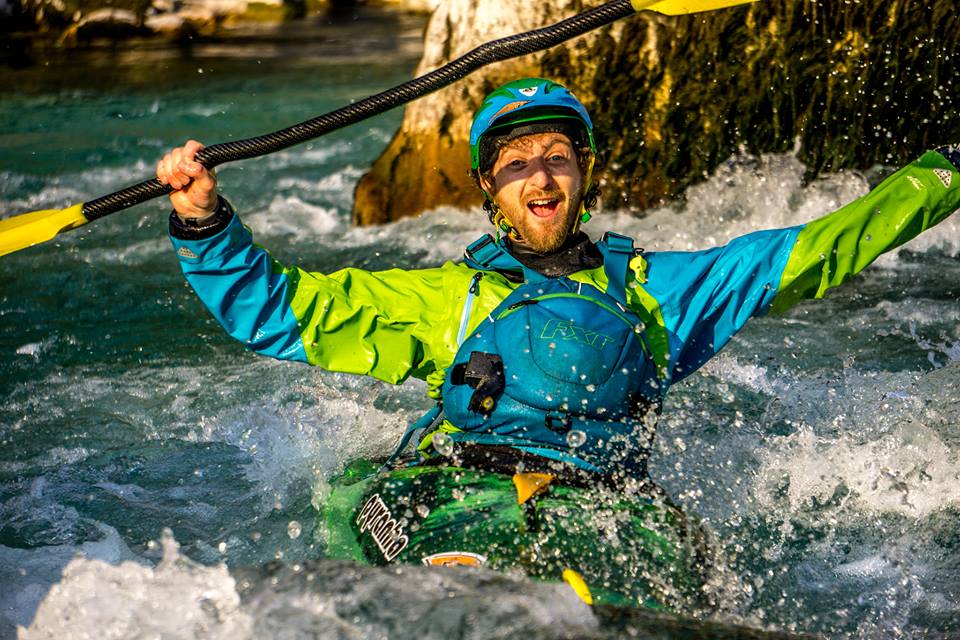 Chris Eastabrook showing how much fun you can have on the river in his favourite boat