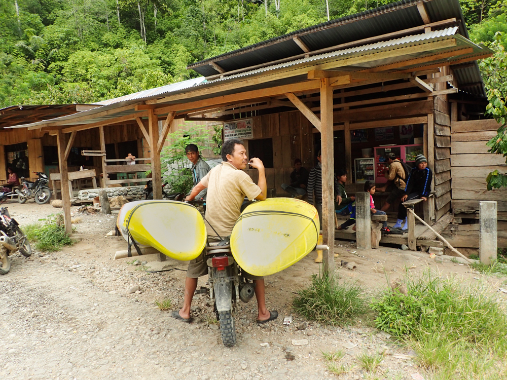 Transport back to the proper take-out of the Lairiang