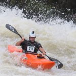 Chris Hipgrave in the Pyranha 12R at the Animal Upper Gauley Race