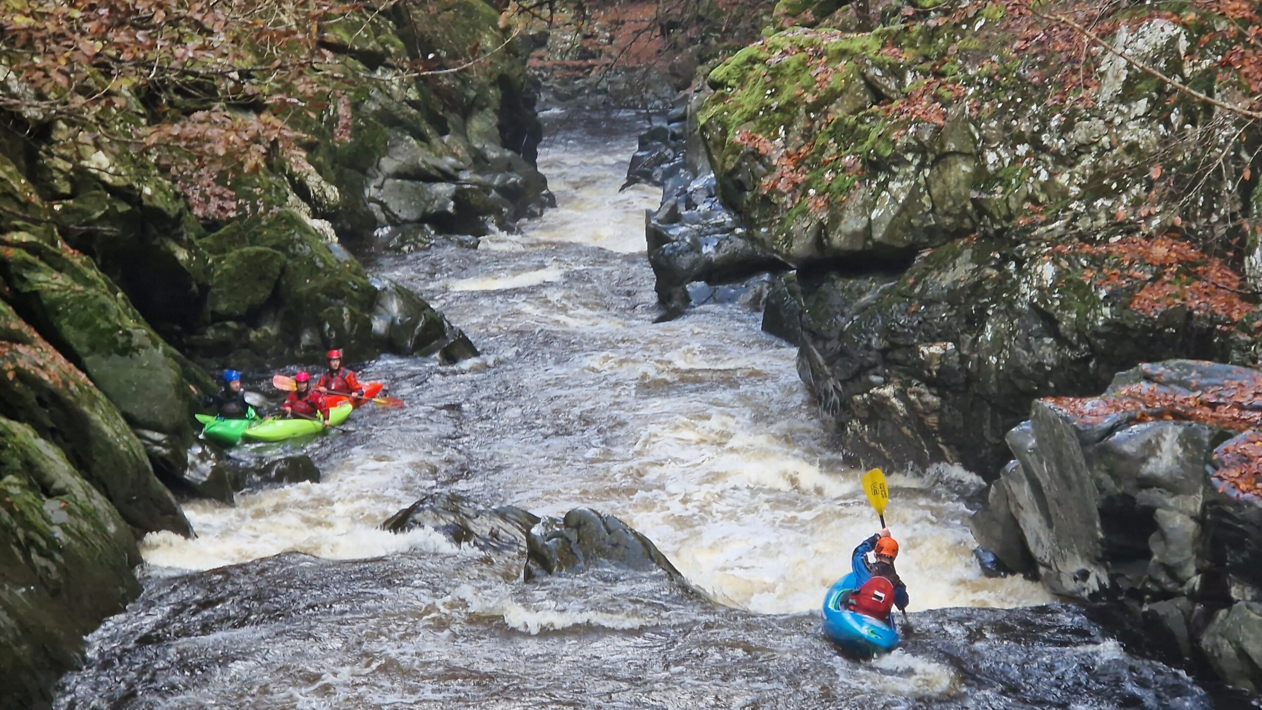 The first gorge on Fairy Glen, Conwy