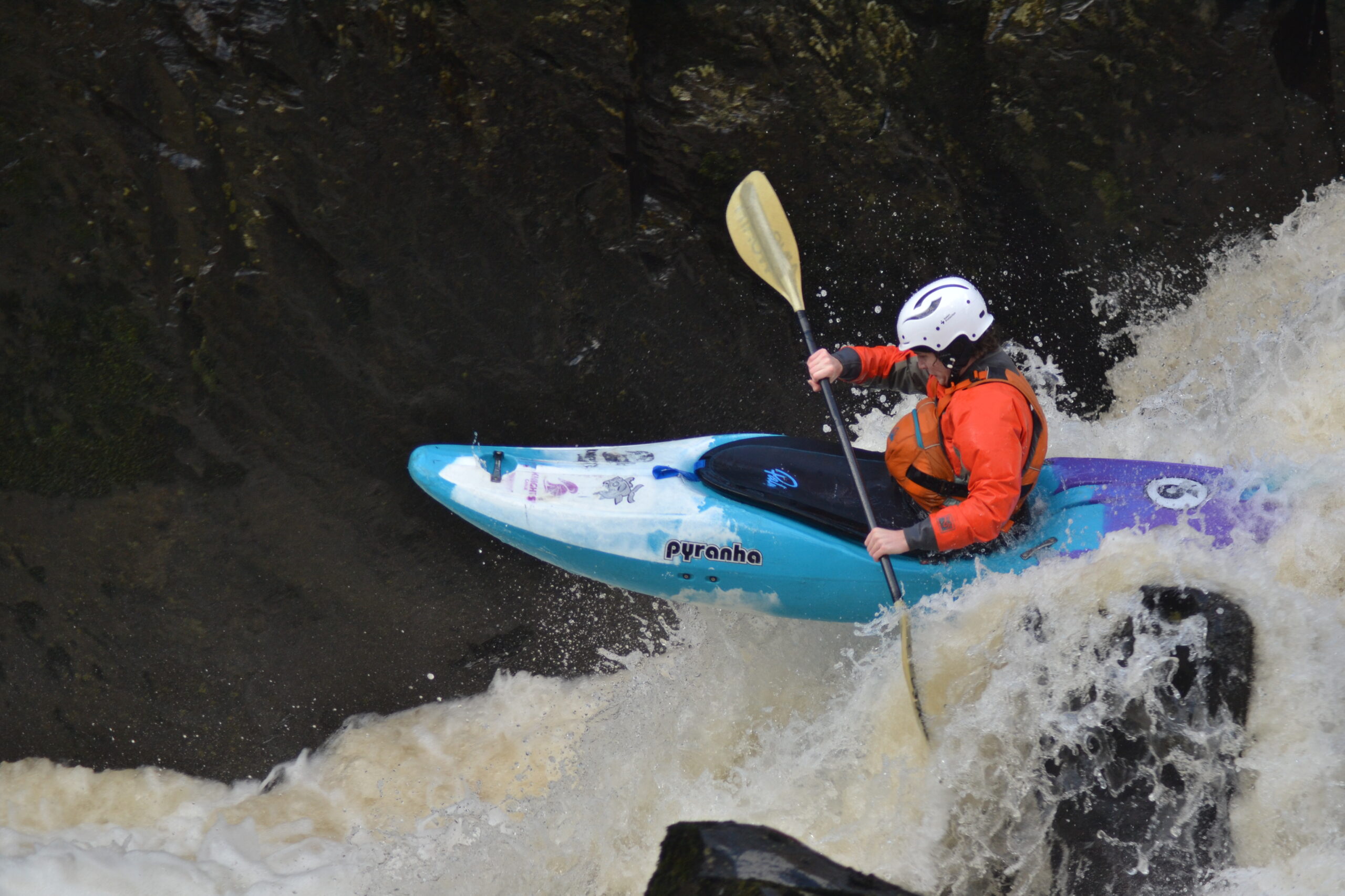 Flying off Fairy Falls