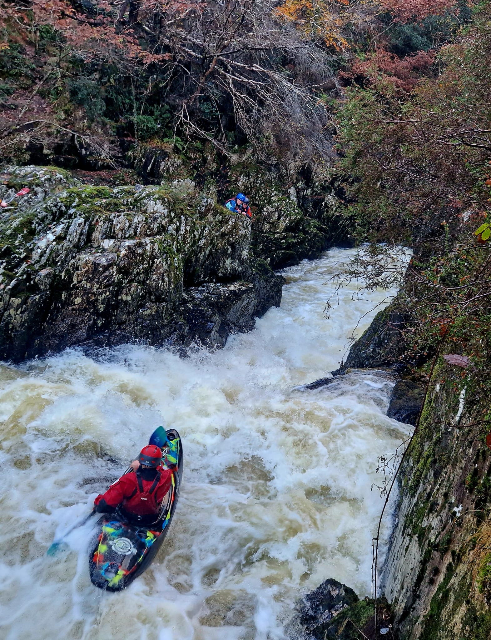 Mincer rapid on the Lledr