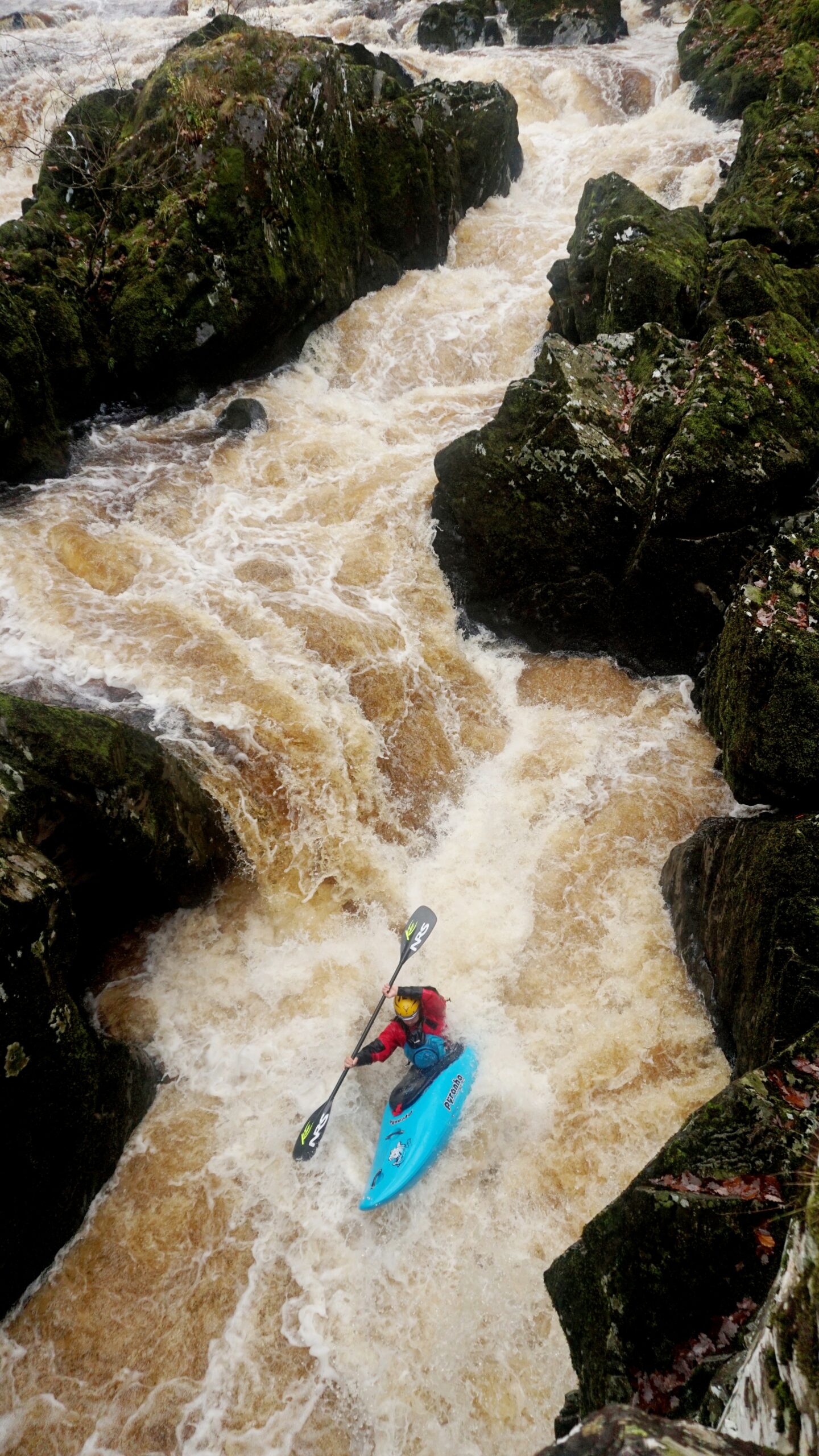 Pretam showing steeze on the Staircase rapid.