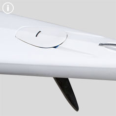 Under-stern Rudder